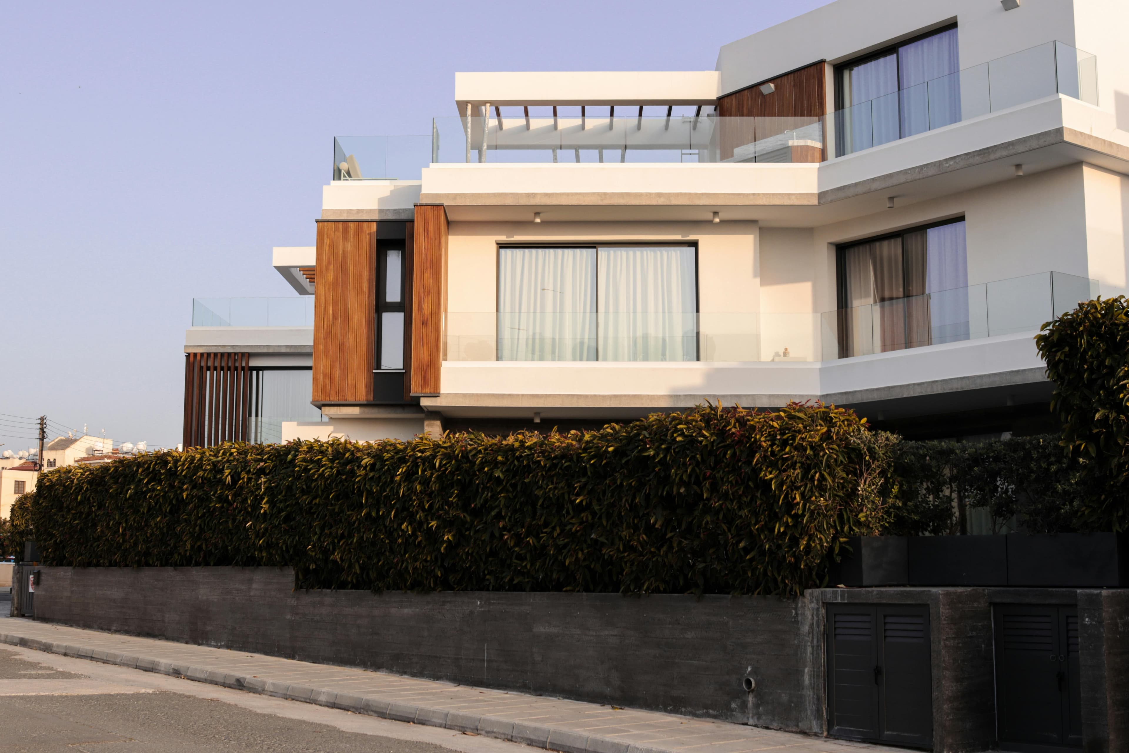 Casa moderna con arquitectura contemporánea